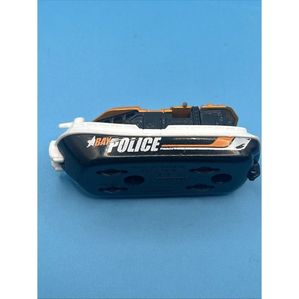2016 MATCHBOX BAY BRIGADE POLICE WHITE DIECAST 2 7/8